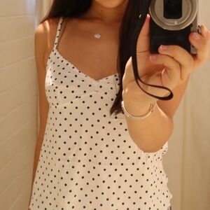 Brandy Polka Dot top